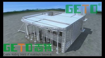 GETO Aluminium Formwork Installation Video
