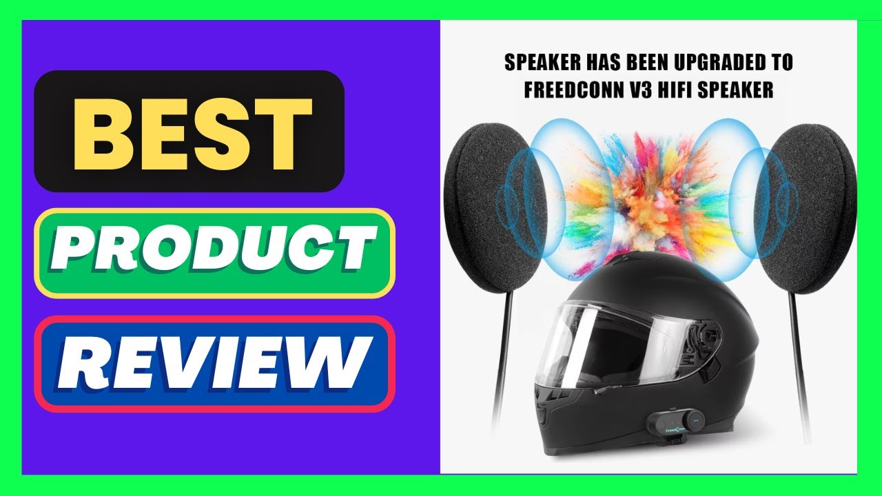 Freedconn T Com VB Motorcycle Intercom Helmet Headset Bluetooth