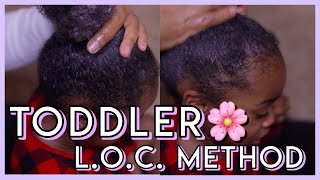 How to LOC Method on Toddler Hair l How i maintain Wynter's hair 🎀 screenshot 5