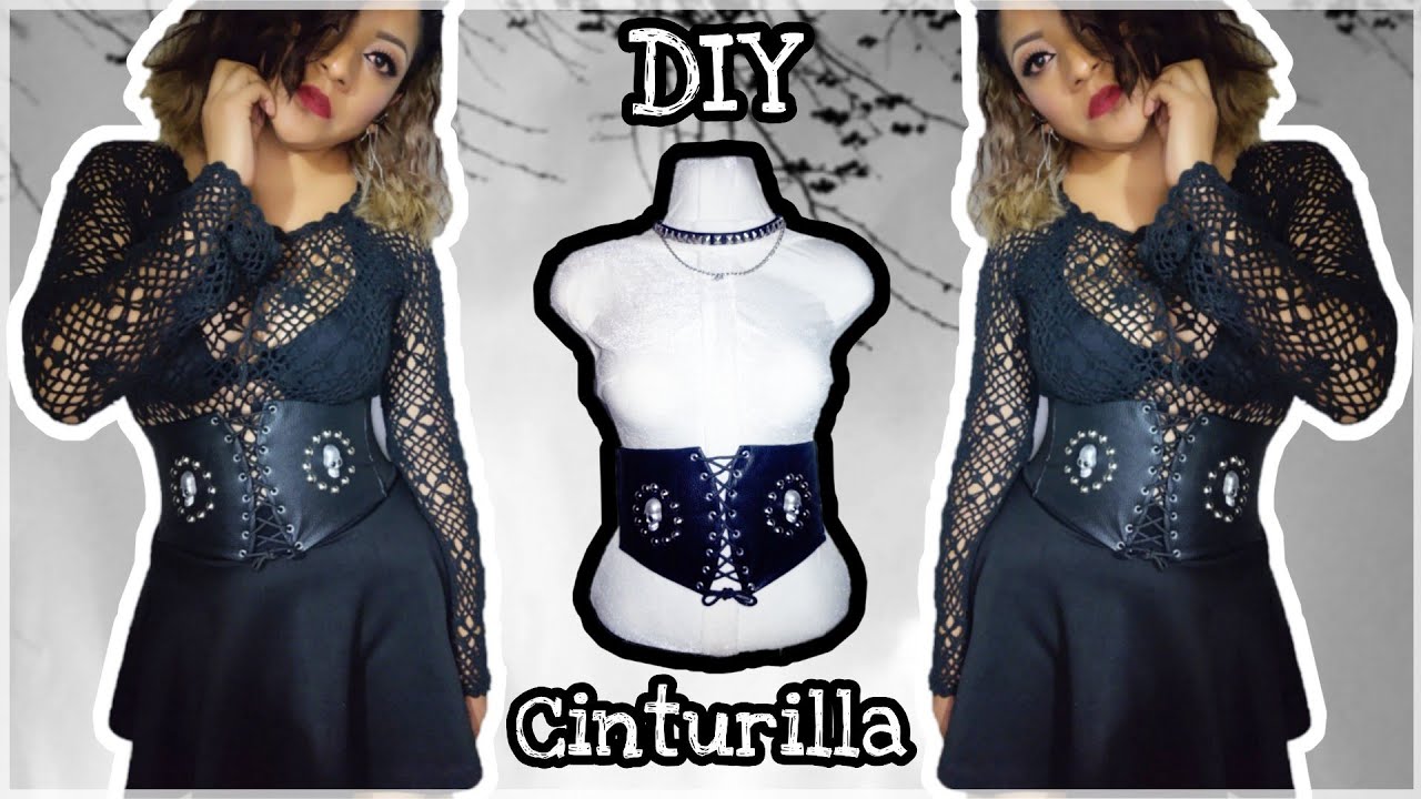 Cómo hacer una cinturilla fácil - DIY - Estilo Alternativo 🖤 - Lady Blue -