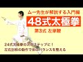 【入門】48式太極拳 第3式【動作解説】