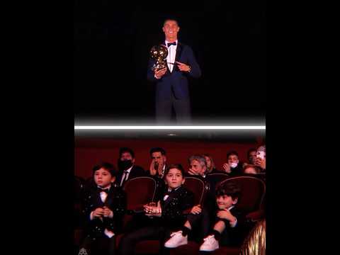 Ronaldo Stole Attention From Messi's Son😂