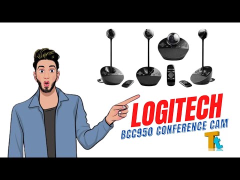 Logitech BCC950 All-in-One Conference Webcam Unboxing, Setup and Review!