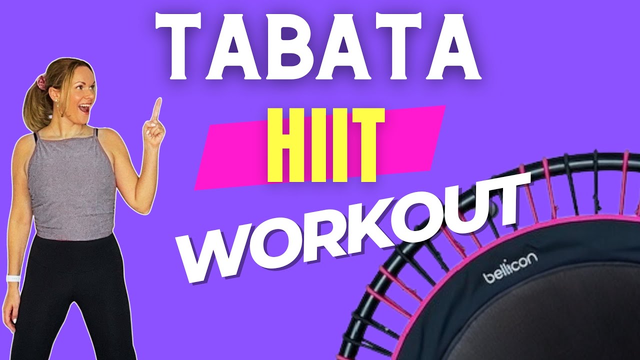 30-MINUTE TABATA HIIT Rebounder Workout | HIIT TABATA Rebounder Workout | Mini-Trampoline TABATA