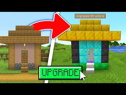 Minecraft, But I Can Upgrade Structures #minecraftchallenge