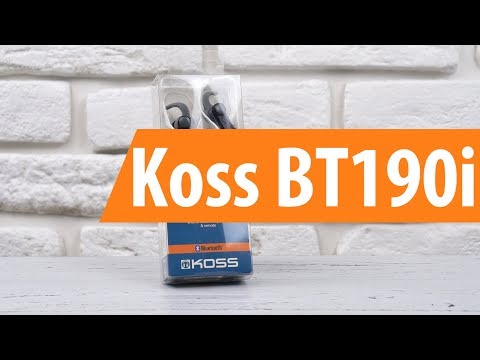 Распаковка наушников Koss BT190i / Unboxing Koss BT190i