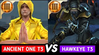 Ancient one VS Hawkeye | Comparison | Marvel Future Fight