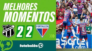 MELHORES MOMENTOS | CEARÁ 2X2 FORTALEZA | Fortaleza empata com Ceará e é pentacampeão cearense