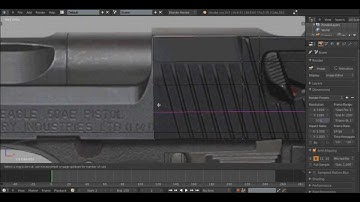 [Blender 3d] Battle of Honor - Speed Modeling of Desert Eagle