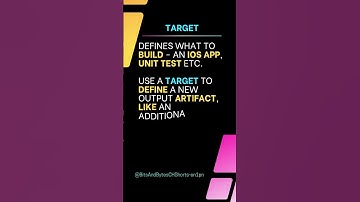 Target vs Scheme in Xcode