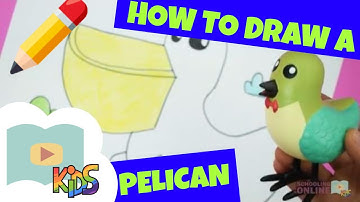 How to Draw a Pelican: Kids Drawing Ideas