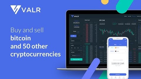 YT   VALR   Member Training   Video 3   How To Sell Bitcoin