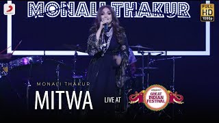 Mitwa - Live @ Amazon Great Indian Festival | Monali Thakur | Kabhi Alvida Naa Kehna chords