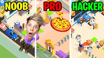 NOOB vs PRO vs HACKER in PIZZA TIME Plus FREE ROBUX🤑 Prezley