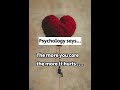 Psychology Says: The More You Care, The More It Hurts 💔 #Psychology #Attachment #Expectations