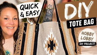 JOIN ME as we take some hobby lobby placemats and make a quick inexpensive DIY tote bag 🌵🎉