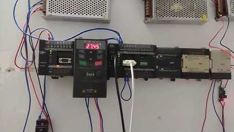 PLC phát analog điều khiển biến tần INVT