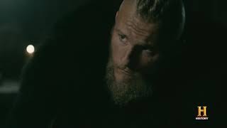 Vikings S05E09  Björn goes to discuss with Ivar and Ivar orders to kill him