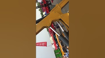 Close Up View of Container Side Loader