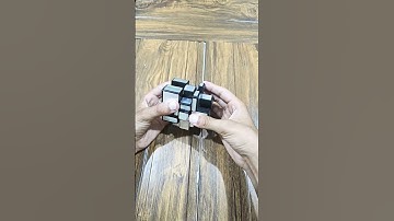 Checkerboard pattern on mirror cube😜#shortvideo #viral
