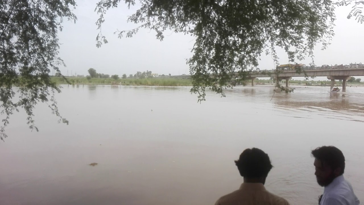 Satluj River Flood Situation - YouTube