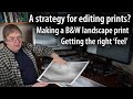 Making a large bw print  why you need a strategy and direction for your photo editing