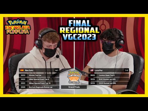 👊Alex Soto VS Lucaz Paz👊 [FINAL del REGIONAL LIVERPOOL VGC 2023] ★Pokemon Escarlata y Purpura★