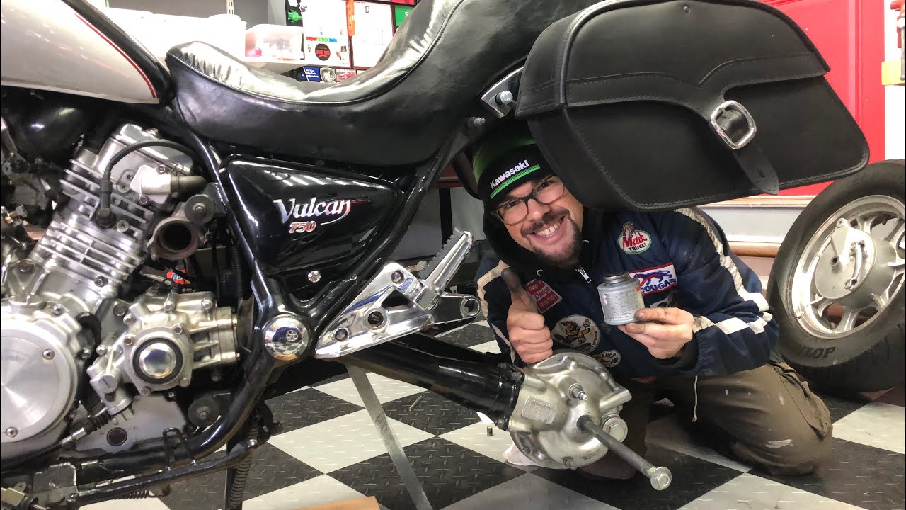How to Lube the Splines on a Kawasaki Vulcan 750 YouTube