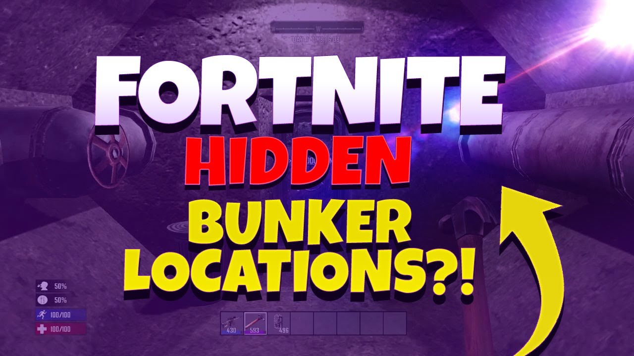 Hidden Bunker Locations In Fortnite - Where To Find All The Hidden Bunkers In Fortnite!?