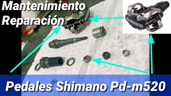 PEDALES DE MTB SHIMANO PD - 505, PEDALES DE CLIPS PARA BICICLETA DE  MONTAÑA