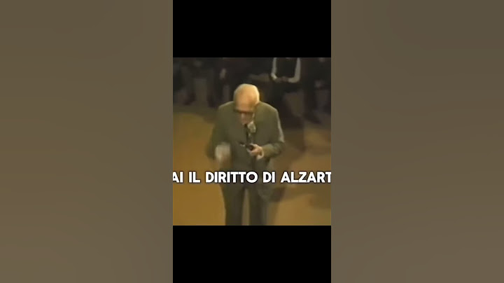 Pertini : tu puoi perché noi abbiamo combattuto