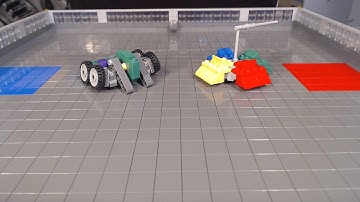 Lego Battlebots Lockjaw vs Gigabyte