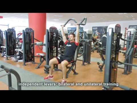 Жим вверх в тренажере (качаем плечи) с Panatta 1FE024 Жим вверх в тренажере (качаем плечи) с Panatta 1FE024