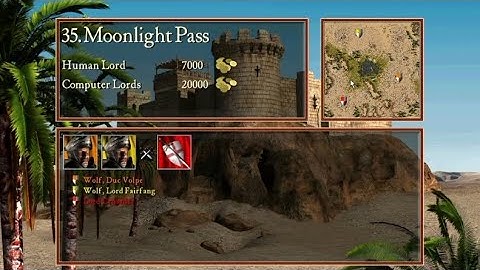 Stronghold crusader HD 1.41 Mission # 35 Moonlight Pass Stronghold crusader definitive edition