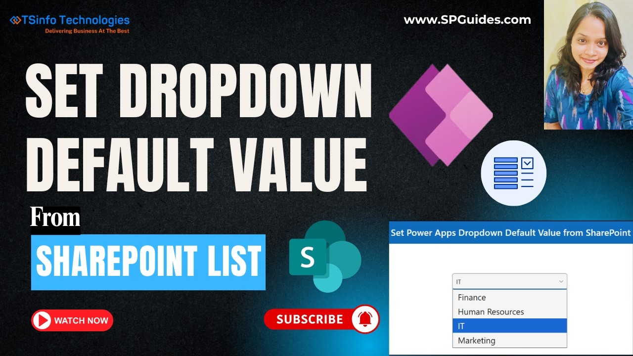 Set Power Apps Dropdown Default Value From SharePoint List | Set ...