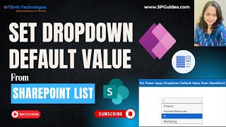 Set Power Apps Dropdown Default Value From SharePoint List | Set Dropdown Default Value Power Apps
