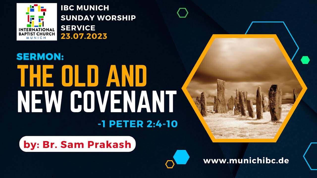 The Old And New Covenant (1 Peter 2:4-10) | Samuel Prakash #jesus # ...