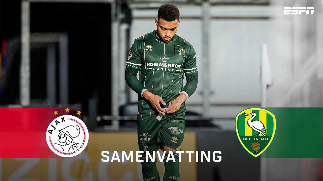 🔰 ADO na 30 minuten al met TIEN MAN 🟥 | Samenvatting Jong Ajax - ADO Den Haag