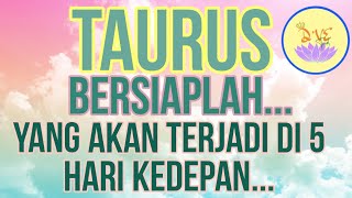 ZODIAK TAURUS - WAHH..AKHIRNYA...5 HARI LAGI KAMU AKAN ...#zodiak#tarot #zodiac#taurus