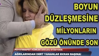 Boyun Düzleşmesi̇ne Mi̇lyonlarin Gözü Önünde Tek Bi̇r Dokunuş İle Son Fi̇zyoterapi̇st Hürkan Akkuzu