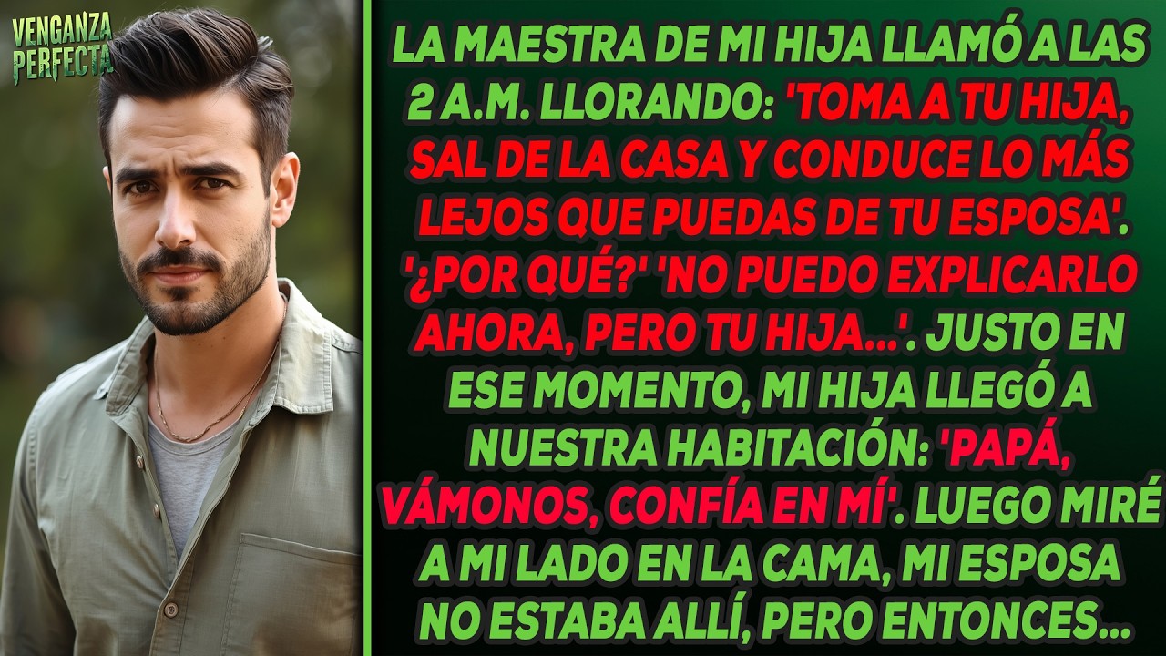 El profesor de mi hija me dijo que me alejara lo más posible de mi esposa y luego reveló algo ...