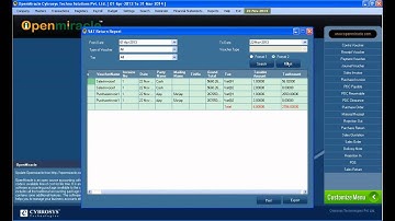 VAT Return Report- OpenMiracle - The Free open source accounting software