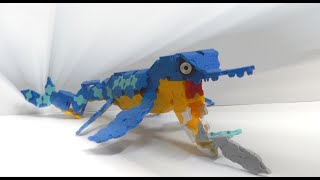 ラキューで恐竜 モササウルス LaQ Dinosaur Mosasaurus