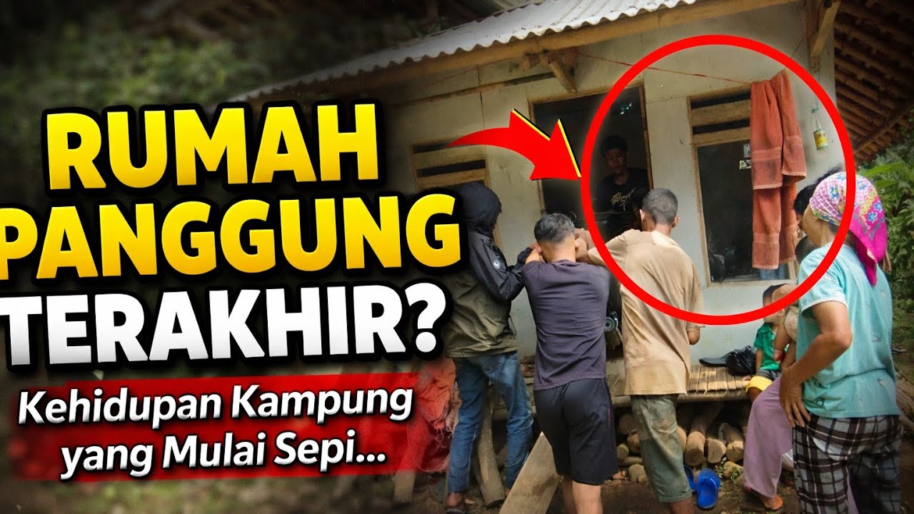 Kehidupan di Kampung Sepi dengan Rumah Panggung yang Mulai Langka | Nostalgia Desa Tempo Dulu