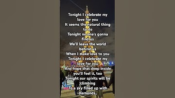 Thumbnail of Tonight I celebrate my love for you by Peabo Bryson & Roberta Flack #song #music #love