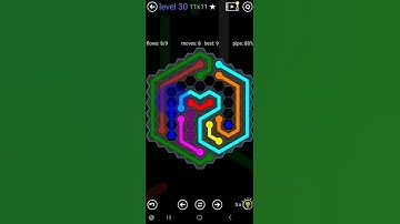 How To Solve Flow Free Hexes 11x11 Mania Level 30 Board Walk Through Solution Walkthrough