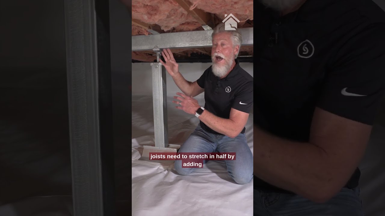 Finished Crawl Space Encapsulation And Stabilization LRE Foundation Repair
