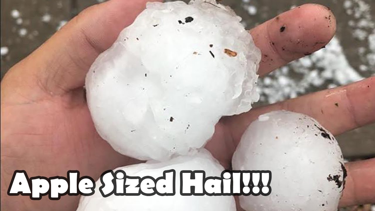 Stuck in a Colorado hail storm! - YouTube