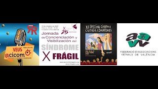 20251016 VEUS - ACICOM en Russafa Ràdio:  Síndrome XFràgil + FCCC2025 + FAAVV