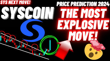 The Most Explosive Move Of SYS Crypto Coin! | Syscoin Price Prediction 2024